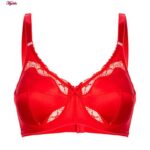 سوتین زنانه لین مدل فنردار کد 4680-602 رنگ قرمز