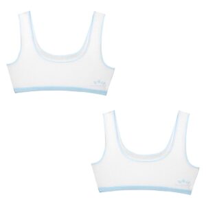 نیم تنه دخترانه ماییلدا مدل 4568-2-2 رنگ آبی بسته دو عددی