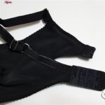 سوتین زنانه اما مدل فنردار دانتل کد 4921-3100 رنگ مشکی