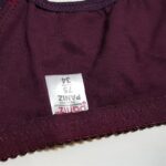 ست شورت و سوتین زنانه پانیذ مدل فنردار قلبی کد 9046 رنگ بنفش تیره