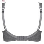 سوتین زنانه اما مدل بدون فنر کد 4928-4100 رنگ خاکستری تیره