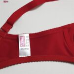 سوتین زنانه اما مدل فنردار دانتل کد 4921-3100 رنگ قرمز