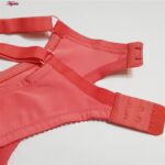 سوتین زنانه اما مدل فنردار دانتل کد 4921-3100 رنگ گلبهی