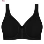 سوتین زنانه اما مدل بدون فنر کد 4929-3022 رنگ مشکی