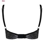 ست شورت و سوتین زنانه کارنا رز مدل فنردار گیپوردار مخملی کد 4875-2047-1 رنگ نقره ای