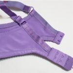 سوتین زنانه اما مدل فنردار دانتل کد 4921-3100 رنگ یاسی