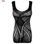 لباس خواب زنانه ماییلدا مدل فیشنت کد 4855-7133 رنگ مشکی