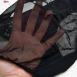 ست شورت و سوتین زنانه کارنا رز مدل فنردار هارنس گیپوردار مخملی کد 4875-2047-3 رنگ زرشکی