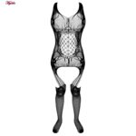 لباس خواب زنانه ماییلدا مدل فیشنت کد 4855-S58 رنگ مشکی