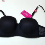 سوتین زنانه لین مدل کاپدار فنردار کد 4680-702 رنگ مشکی