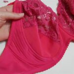 سوتین زنانه اما مدل فنردار دانتل کد 4921-3100 رنگ سرخابی روشن