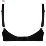 سوتین زنانه اما مدل فنردار دانتل کد 4921-3100 رنگ مشکی