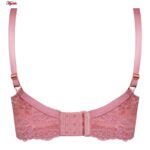 سوتین زنانه پانیذ مدل ساتن فنردار کد 22206 رنگ کالباسی