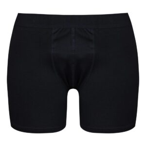 شورت مردانه یوکی مدل پادار نخی کد 4882 رنگ مشکی