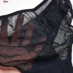 ست شورت و سوتین زنانه کارنا رز مدل فنردار هارنس گیپوردار مخملی کد 4875-2047-3 رنگ طوسی