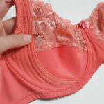 سوتین زنانه اما مدل فنردار دانتل کد 4921-3100 رنگ گلبهی