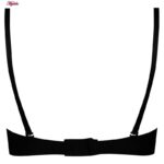 سوتین زنانه لین مدل کاپدار بدون دوخت بدون فنر کد 4680-705 رنگ مشکی