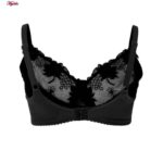 سوتین زنانه لین مدل فنردار کد 4680-560 رنگ مشکی