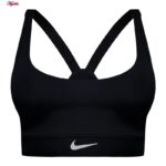 نیم تنه ورزشی زنانه مدل پشت ضربدری پد متحرک کد 4892-600 رنگ مشکی