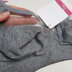 سوتین زنانه اما مدل بدون فنر کد 4928-4100 رنگ خاکستری تیره