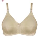 سوتین زنانه پانیذ مدل بدون فنر کد 66321 رنگ کرم