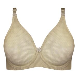 سوتین زنانه پانیذ مدل فنردار تابستانی کد 66305 رنگ کرم