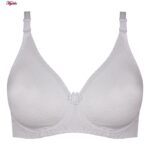 سوتین زنانه پانیذ مدل فنردار تابستانی کد 66305 رنگ سفید