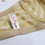 سوتین زنانه کارنا رز مدل فنردار گیپور گلدار کد 4878-802-2 رنگ کرم