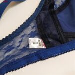 سوتین زنانه پانیذ مدل بدون فنر کد 66500 رنگ سرمه ای