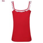 ست تاپ و شلوارک زنانه کوزا مدل قلبی کد 9220 رنگ قرمز