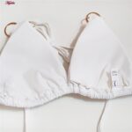 مایو زنانه شهره مدل حلقه ای پددار کد 4945-455 رنگ سفید