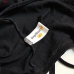 کراپ‌ تی‌شرت آستین بلند زنانه مدل بندی کد 4939-439 رنگ مشکی