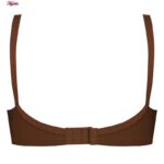 سوتین زنانه پانیذ مدل بدون فنر کد 66321 رنگ قهوه ای