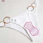 مایو زنانه شهره مدل حلقه ای پددار کد 4945-455 رنگ سفید