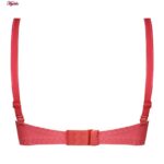 ست شورت و سوتین زنانه پانیذ مدل فنردار گیپور گلدار کد 9013 رنگ گلبهی