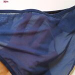 ست شورت و سوتین زنانه پانیذ مدل فنردار بند متحرک کاپ اسفنجی کد 4958 رنگ سرمه ای