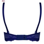 ست شورت و سوتین زنانه پانیذ مدل فنردار بند متحرک کاپ اسفنجی کد 4957 رنگ سرمه ای