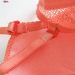 ست شورت و سوتین زنانه لنا مدل فنردار بند متحرک کاپ اسفنجی کد 4960 رنگ گلبهی