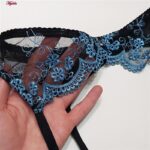 ست شورت و سوتین زنانه ماییلدا مدل 4769-470 رنگ مشکی به همراه جوراب و نگهدارنده جوراب