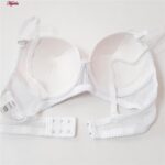 سوتین زنانه لنا مدل فنردار بند متحرک کاپ اسفنجی کد 4956 رنگ سفید