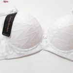 ست شورت و سوتین زنانه لنا مدل فنردار بند متحرک کاپ اسفنجی کد 4959 رنگ سفید