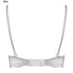 سوتین زنانه پانیذ مدل فنردار بند متحرک کاپ اسفنجی کد4851 رنگ سفید