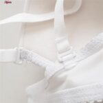 سوتین زنانه لنا مدل فنردار بند متحرک کد 4850 رنگ سفید