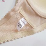 ست شورت و سوتین زنانه لنا مدل فنردار بند متحرک کاپ اسفنجی کد 4960 رنگ کرم