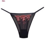 ست شورت و سوتین زنانه فیتن فرخ زادی مدل فنردار گیپور کد 4952-1 رنگ مشکی