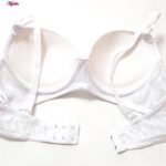 ست شورت و سوتین زنانه لنا مدل فنردار بند متحرک کاپ اسفنجی کد 4959 رنگ سفید