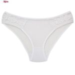 ست شورت و سوتین زنانه پانیذ مدل فنردار بند متحرک کاپ اسفنجی کد 4958 رنگ سفید