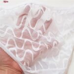 ست شورت و سوتین زنانه لنا مدل فنردار بند متحرک کاپ اسفنجی کد 4959 رنگ سفید