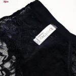 شورت زنانه به به مدل اسلیپ گیپوری کد 4985 رنگ مشکی