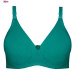 سوتین زنانه پانیذ مدل فنردار کد 66386 رنگ سبزآبی تیره